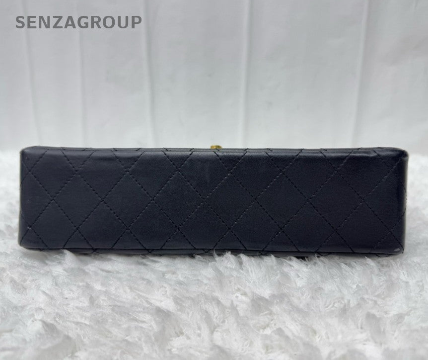 Chanel Classic Flap Chain Shoulder Bag Black Red Gold Women Diamond Fashion