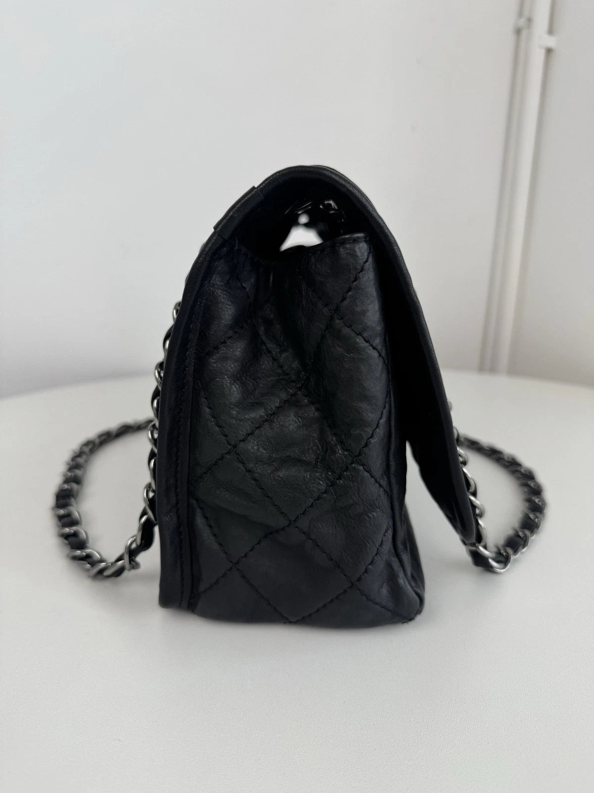 Chanel Airport Series Double Pocket Shoulder Bag Daily Crossbody Tote Black