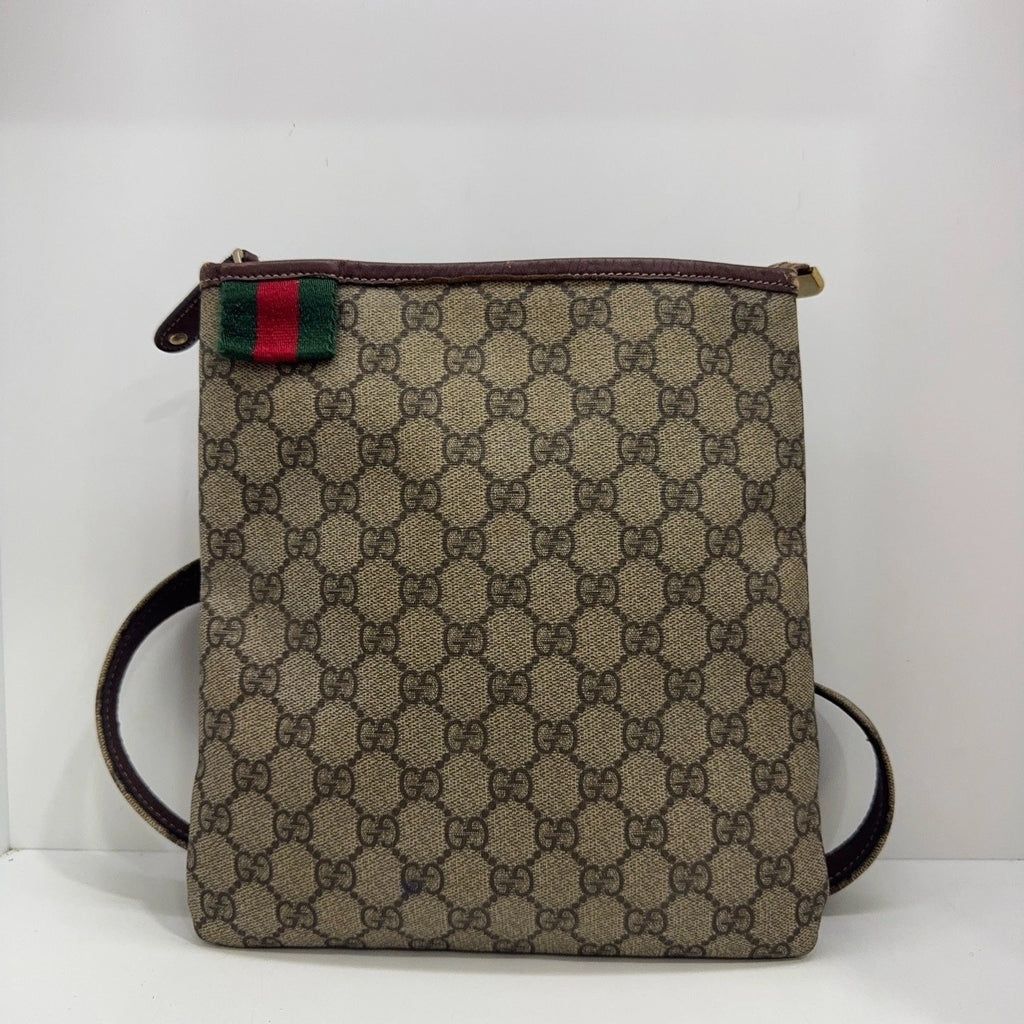Gucci Classic Monogram Canvas Women Shoulder Crossbody Messenger Bag