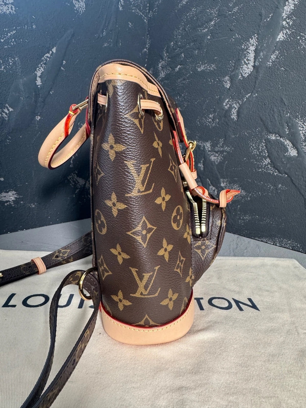 Louis Vuitton Montsouris Mini Monogram Canvas Backpack Women