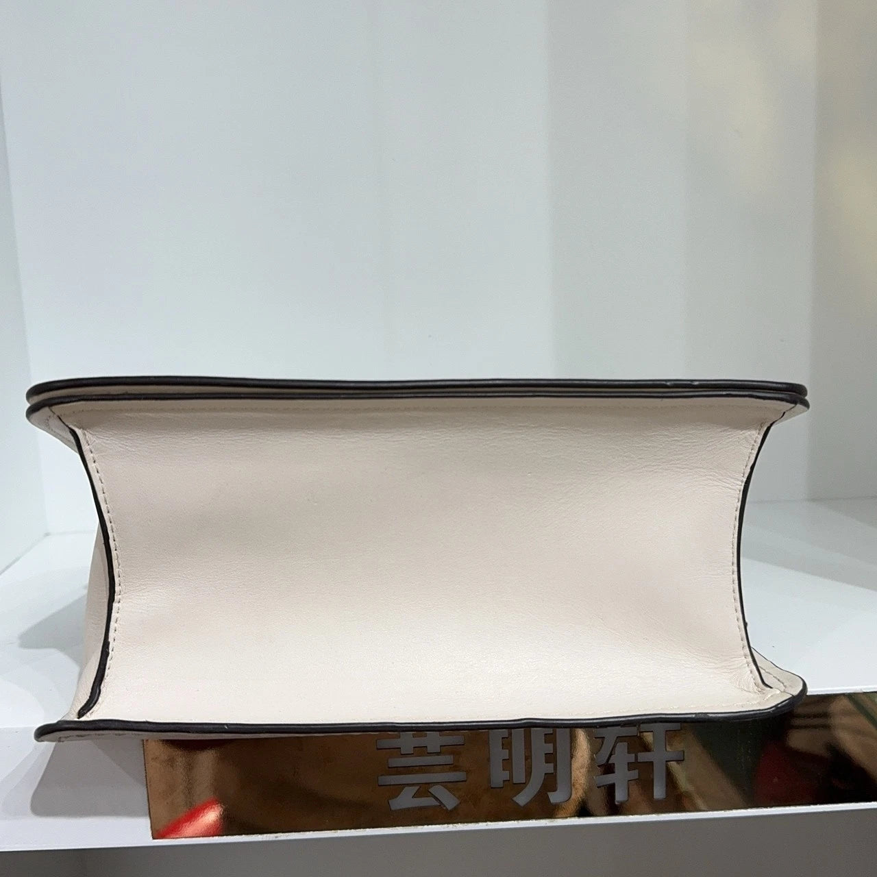 Coach White Leather 23cm Women's Handbag Shoulder Crossbody Bag