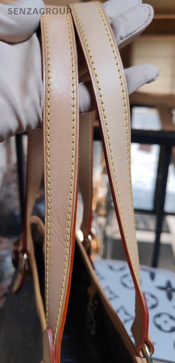 Louis Vuitton GM Monogram Pumpkin Armpit Shoulder Bag Brown Women