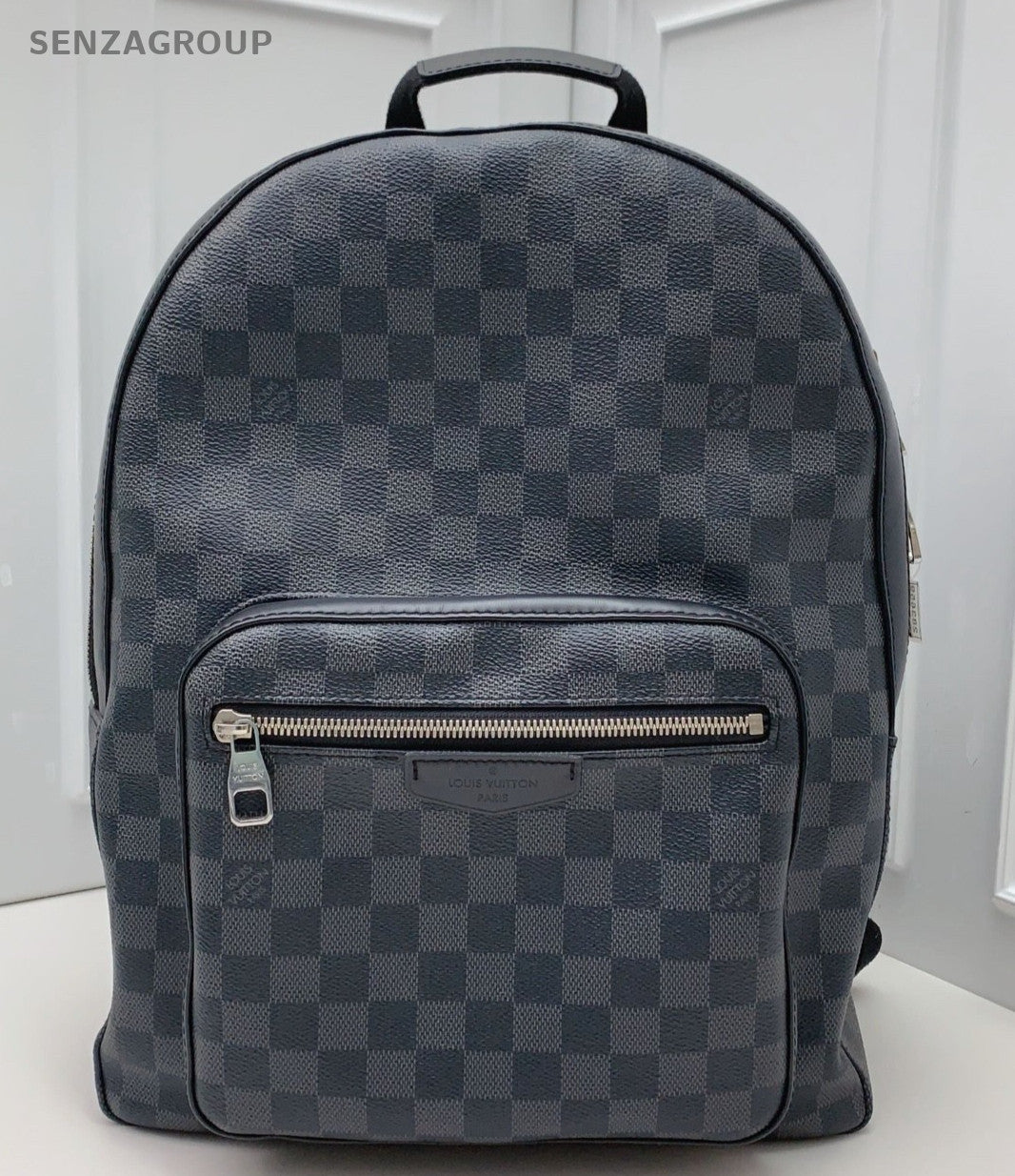 Louis Vuitton Discovery Damier Backpack Black Silver Unisex Adults Classic