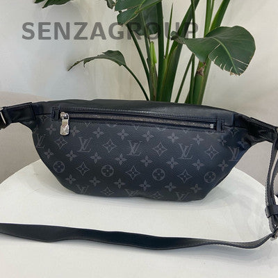 Louis Vuitton Discovery Men's Waist Bag Shoulder Bag Black Classic