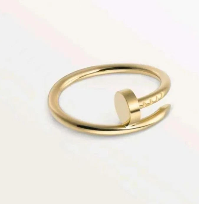 Cartier Juste un Clou Small Model Band Ring 18k Yellow Gold EU51/US5.75