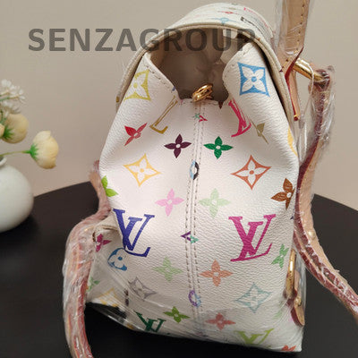Louis Vuitton Vebice White Multicolor Backpack - Classic Women's Print
