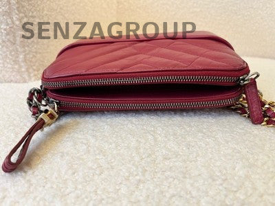 Chanel Vintage Rose Gold Mini Gabrielle Hobo Bag Classic Women