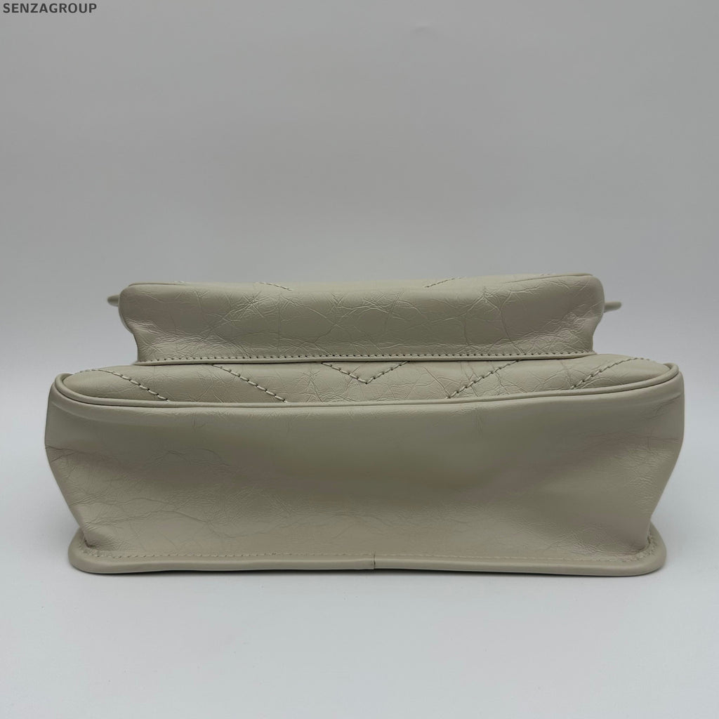 Saint Laurent Niki Medium Silver Chain Shoulder Bag Classic Women's