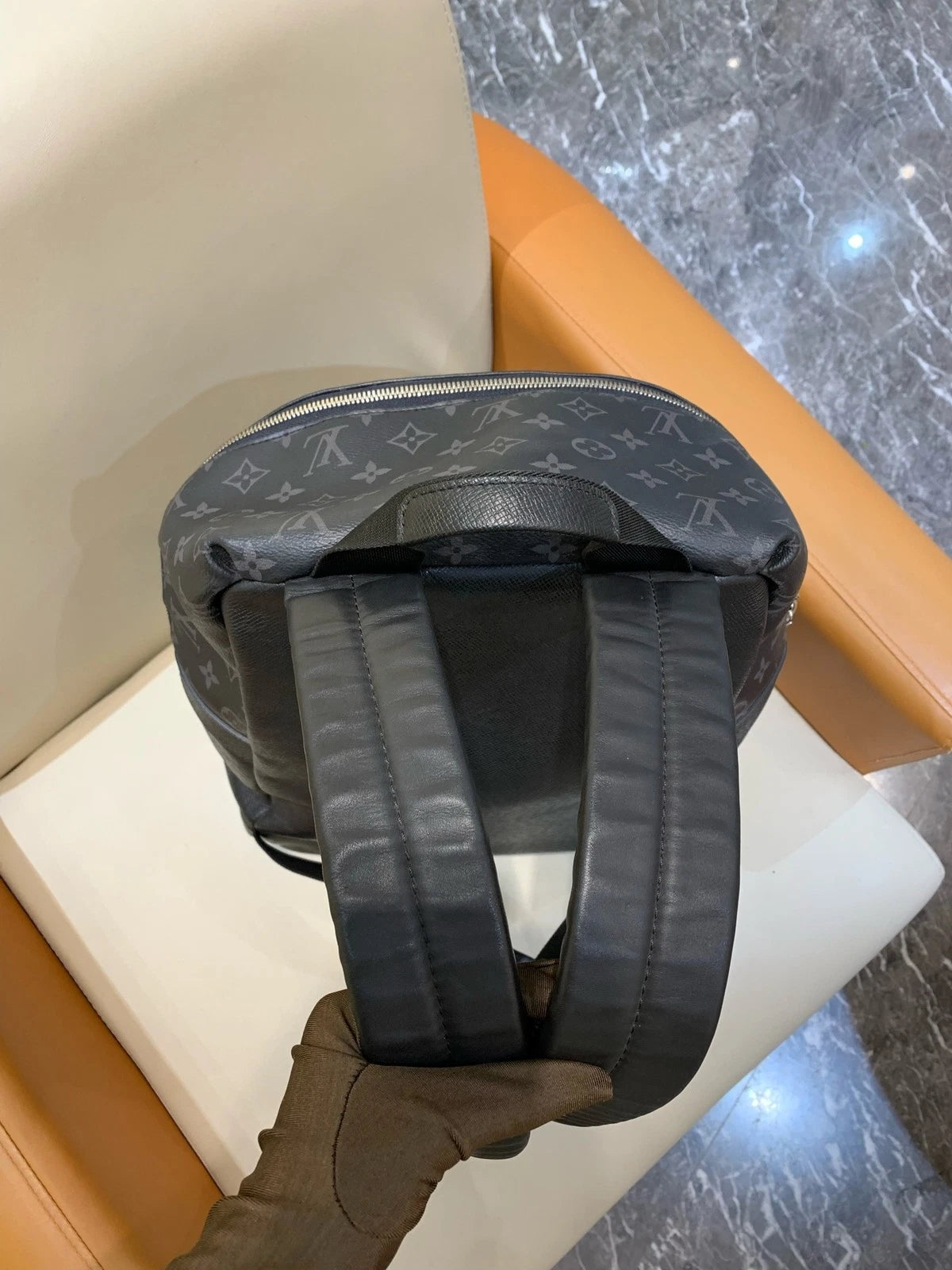 Louis Vuitton Black Monogram Canvas Apollo Backpack For Unisex