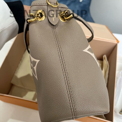 Louis Vuitton Grey Gold Monogram Shoulder Bag - Classic & Fashionable