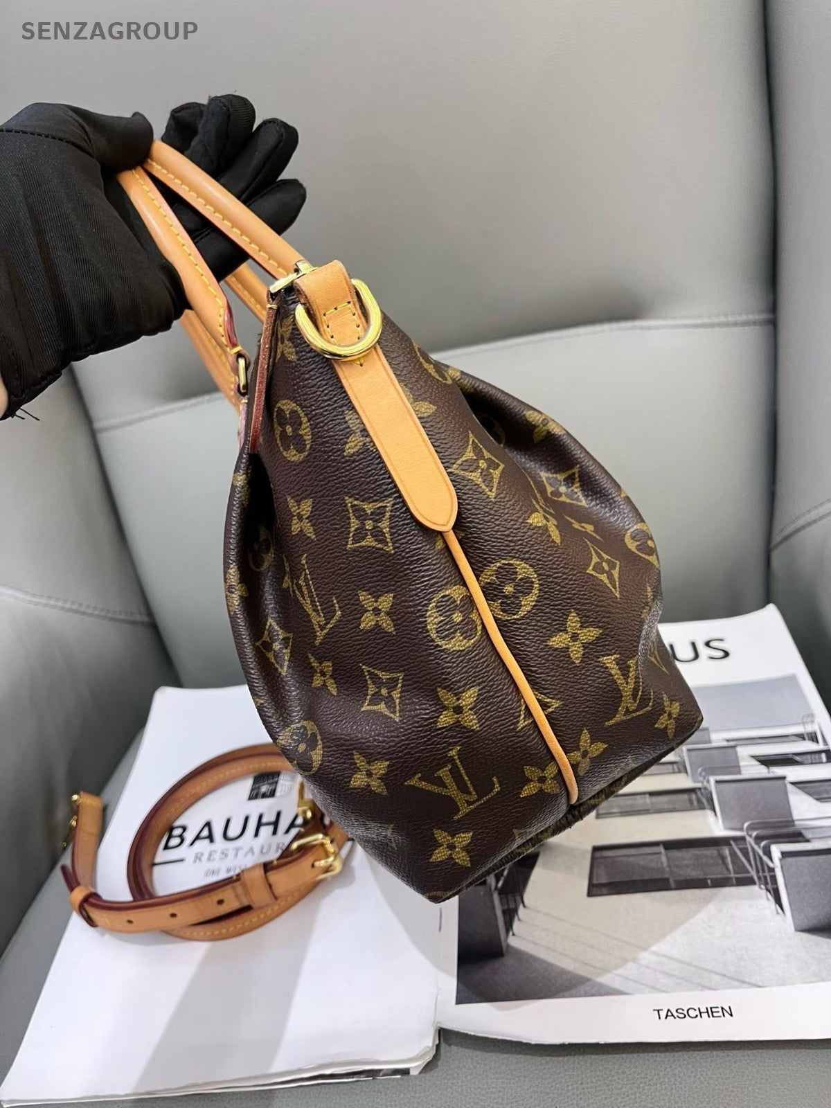 Louis Vuitton Vintage Turenne PM Monogram 2way Shoulder Handbag Brown Classic