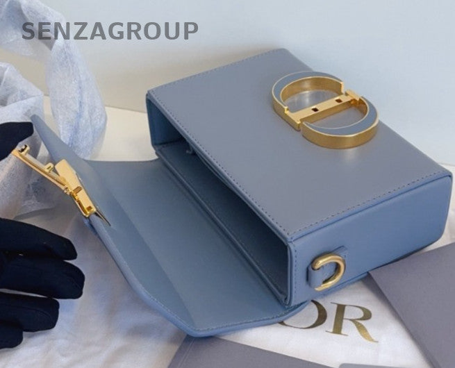 Christian Dior Montaigne Box Haze blue Shoulder bag Almost Brand NEW