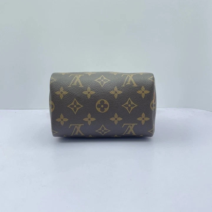 Louis Vuitton Canvas Speedy Nano Crossbody Handbag For Women