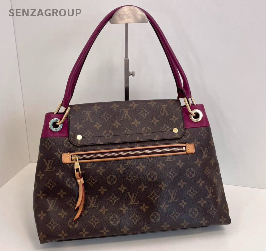 Louis Vuitton Olympe Monogram Top Handle Bag Shoulder Bag Brown Women Classic