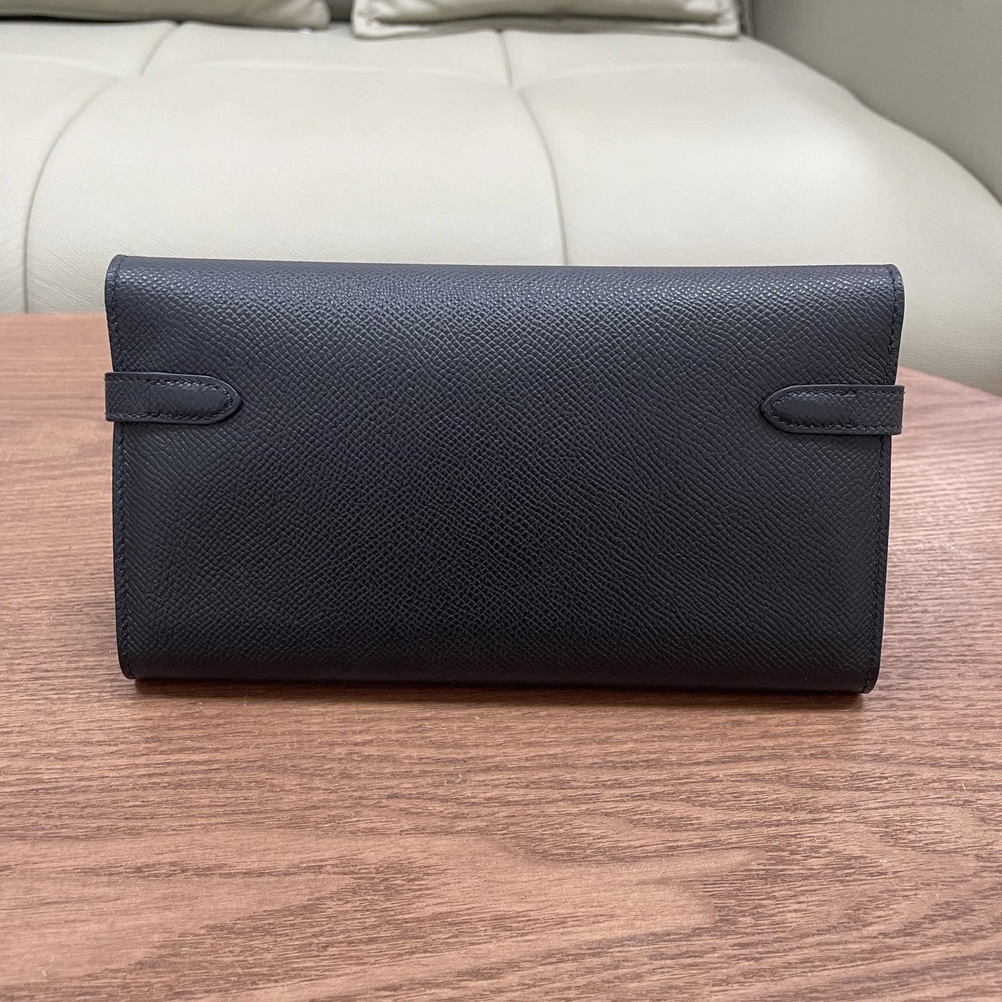 Hermès Kelly Long Wallet Black Women Classic