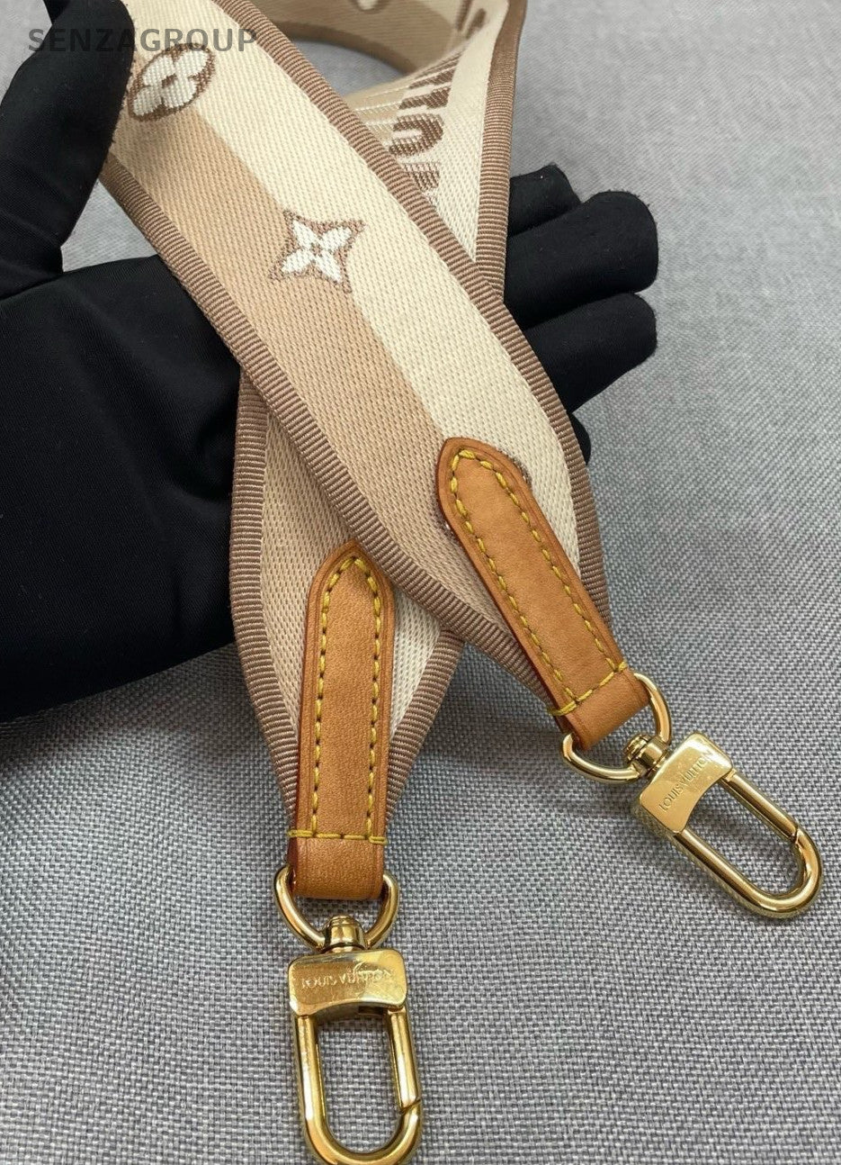 Louis Vuitton Monogram MM Top Handle Bag Crossbody Brown Gold Used Women Classic