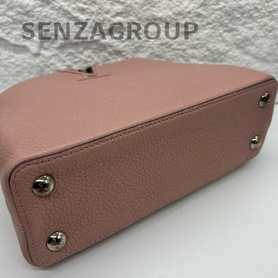 Louis Vuitton Capucines Pink Shoulder Bag - Women's Classic Handbag