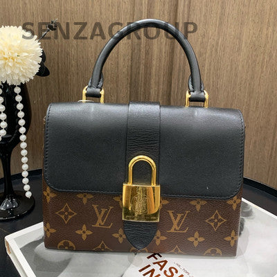 Louis Vuitton Monogram Lock 2Way Tote Shoulder Bag Classic Fashion Women