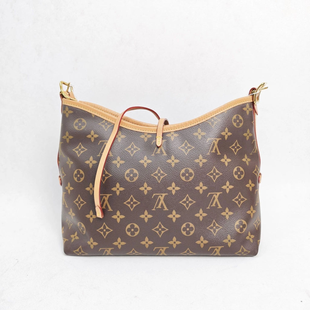 Louis Vuitton Carryall Monogram Canvas Shoulder Bag Excellent