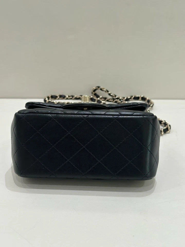 Authentic CHANEL Classic Flap Chain Crossbody Bag For Women