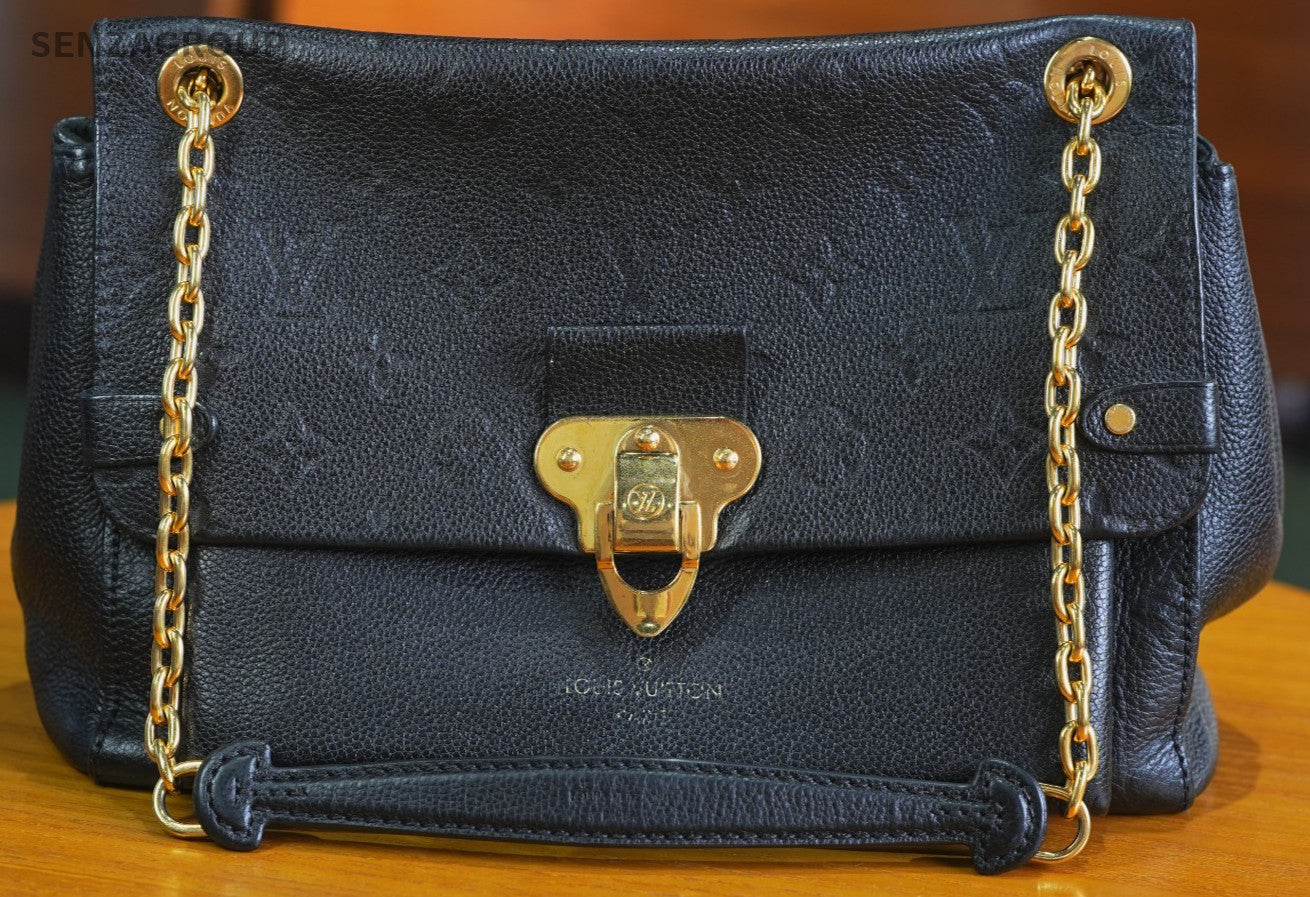Louis Vuitton Monogram Empreinte Black Vavin MM Shoulder Bag Crossbody