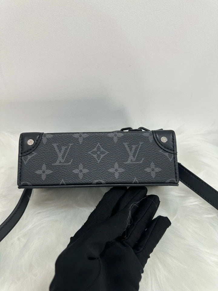 Louis Vuitton Black Steamer Mini Box Crossbody Bag For Women
