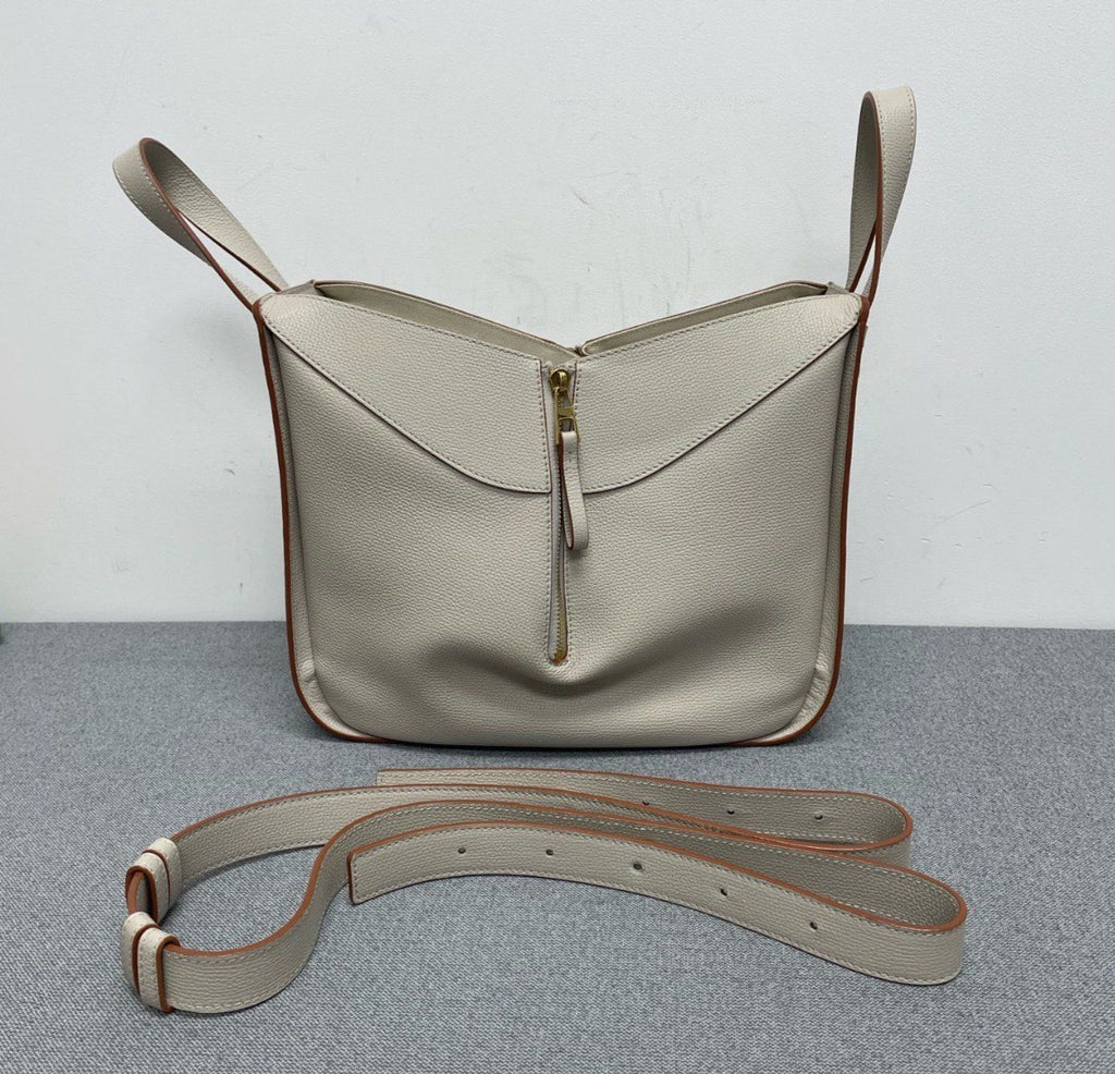 Loewe Hammock PM Top Handle Crossbody White Used Women Classic