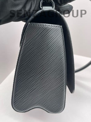 Louis Vuitton Twist Medium SoBlack Epi Leather Shoulder Crossbody Bag