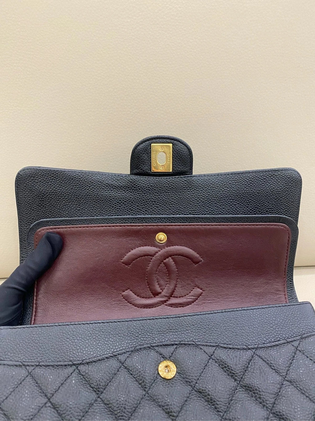 CHANEL CF Medium Black Shoulder Bag For Women