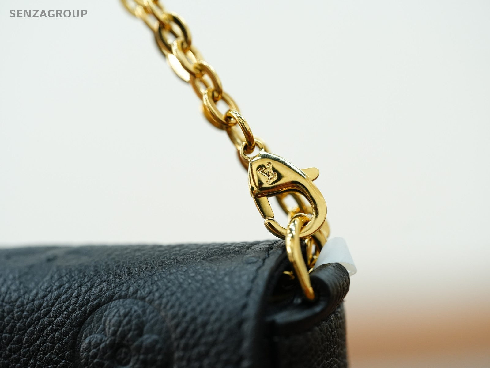 Louis Vuitton Félicie Pochette Black Monogram Empreinte Shoulder bag Chain