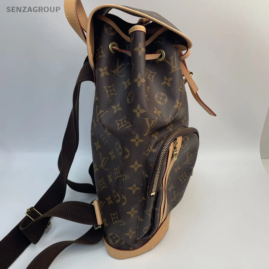 SJ0001 Louis Vuitton Backpack Brown Canvas Z