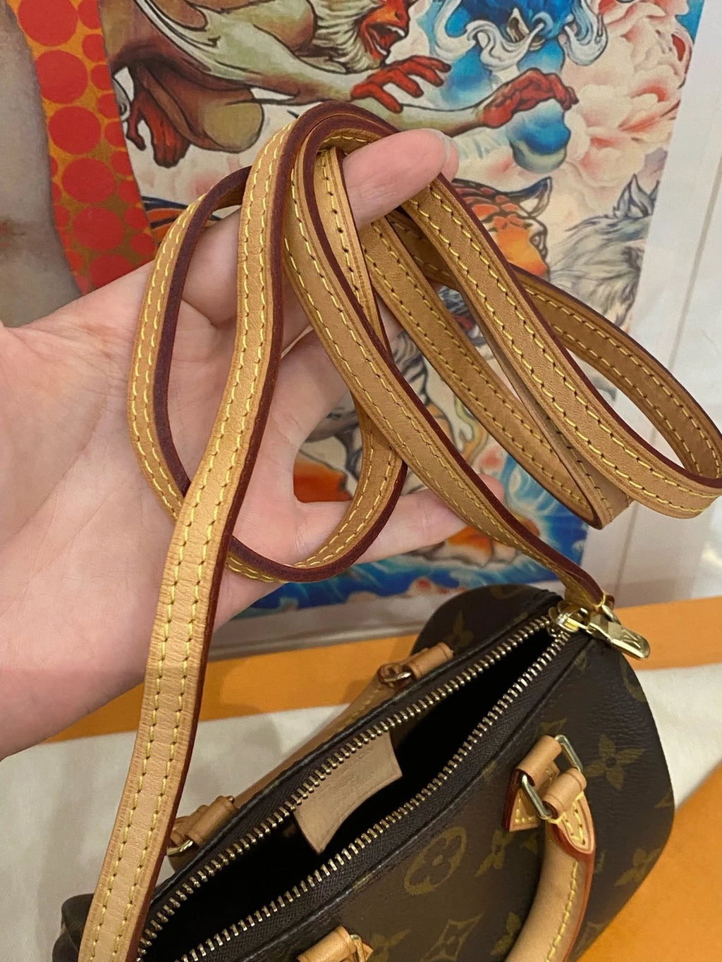 Louis Vuitton Monogram Canvas Speedy Nano Crossbody For Women