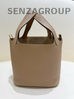 Hermès Picotin 18 Brown Gold Women's Classic Handbag