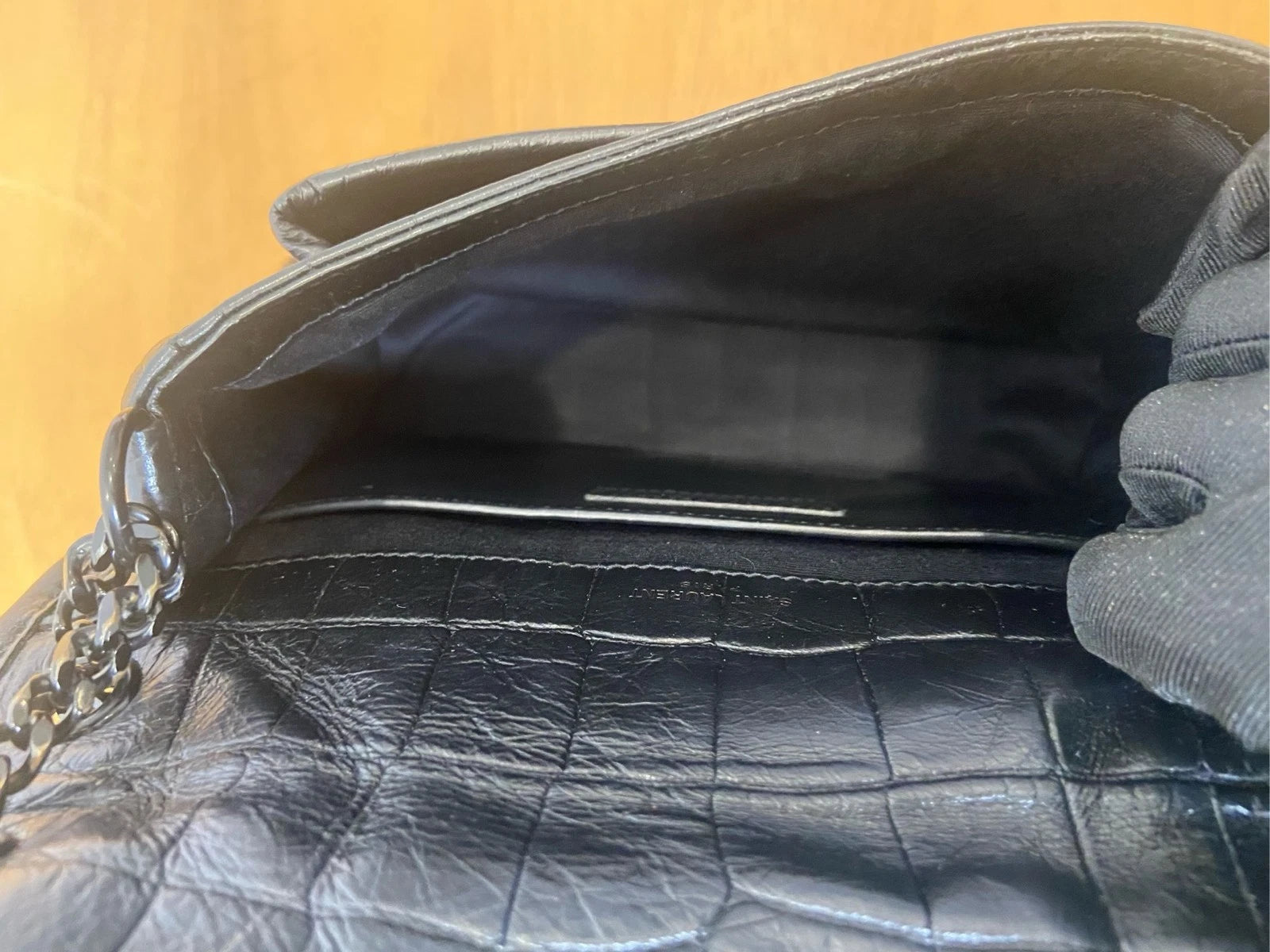 YSL Black Niki Small Shoulder Bag For Women