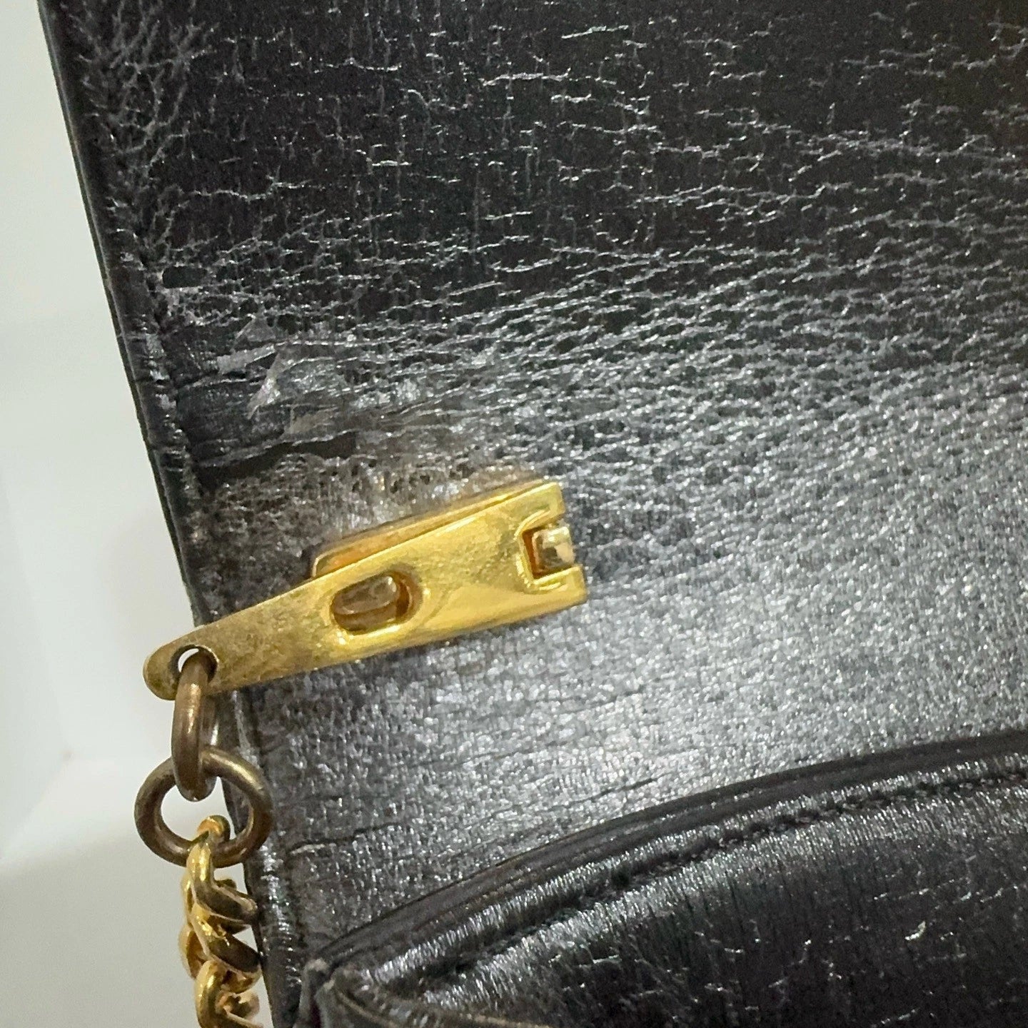 Dior Black Big Logo Calfskin Envelope Shoulder Crossbody Bag for Women