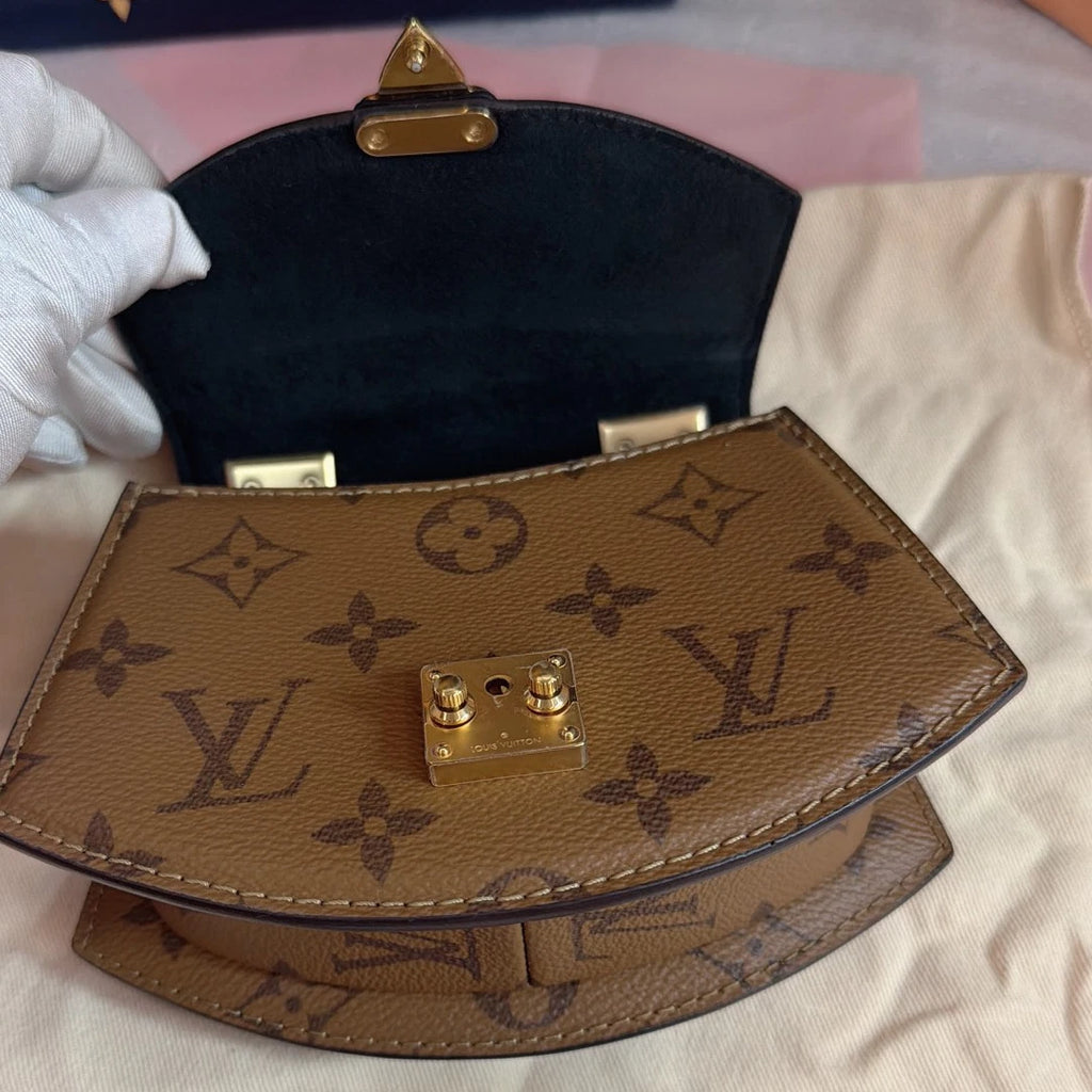 Louis Vuitton Tillsit Mini Monogram Canvas Handbag Crossbody Chip Version