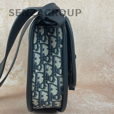 Dior Gallop Oblique Shoulder Crossbody Bag Black Classic Women's