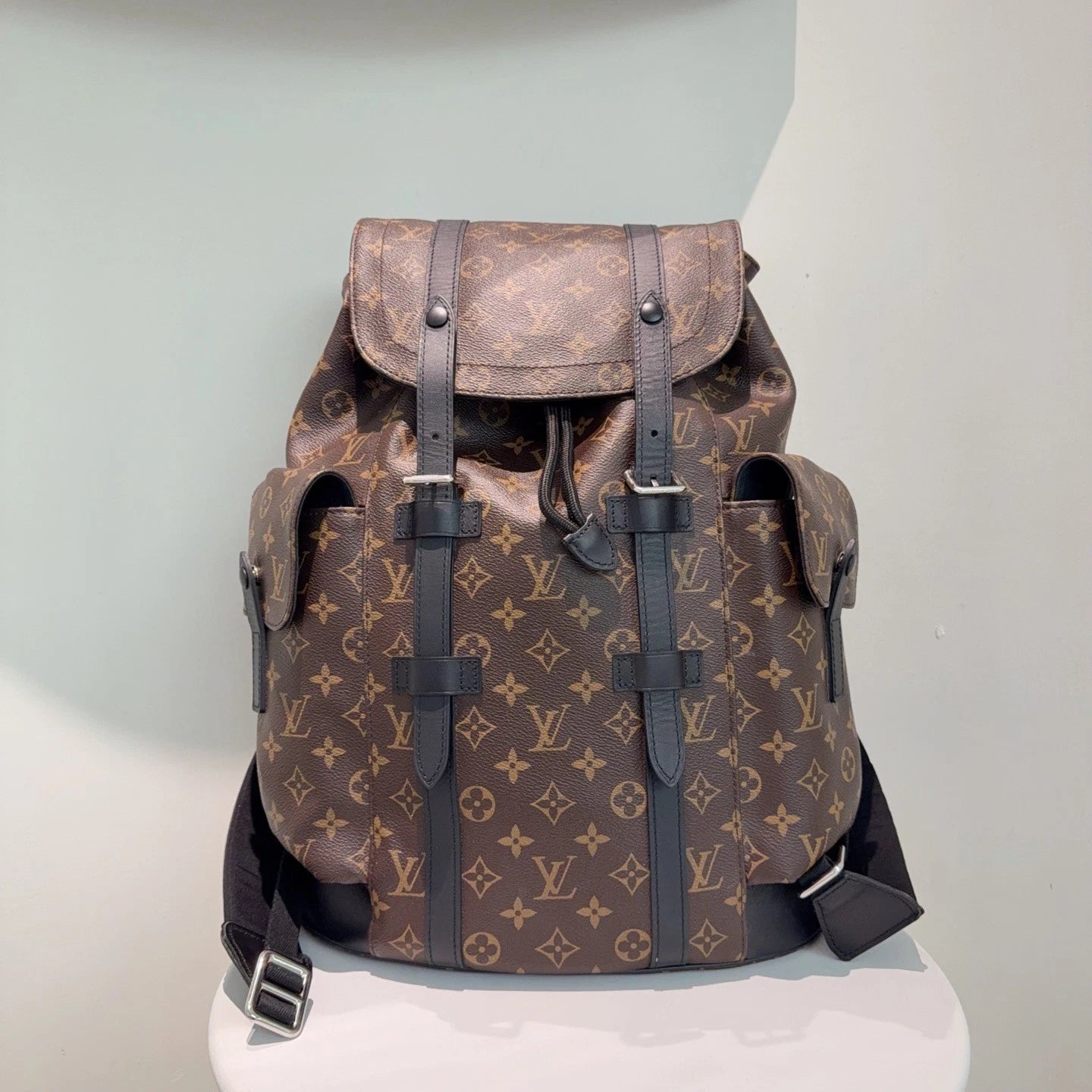 Louis Vuitton Christopher Series Monogram Backpack Daypack Brown Classic