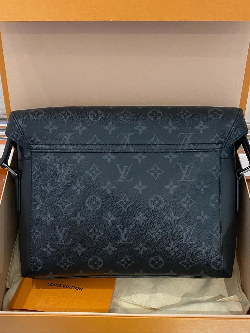 Louis Vuitton Voyager Small Black Crossbody Shoulder Bag Women