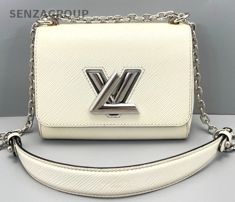 Louis Vuitton Twist PM Chain Strap Epi Leather Shoulder bag Cream White Women
