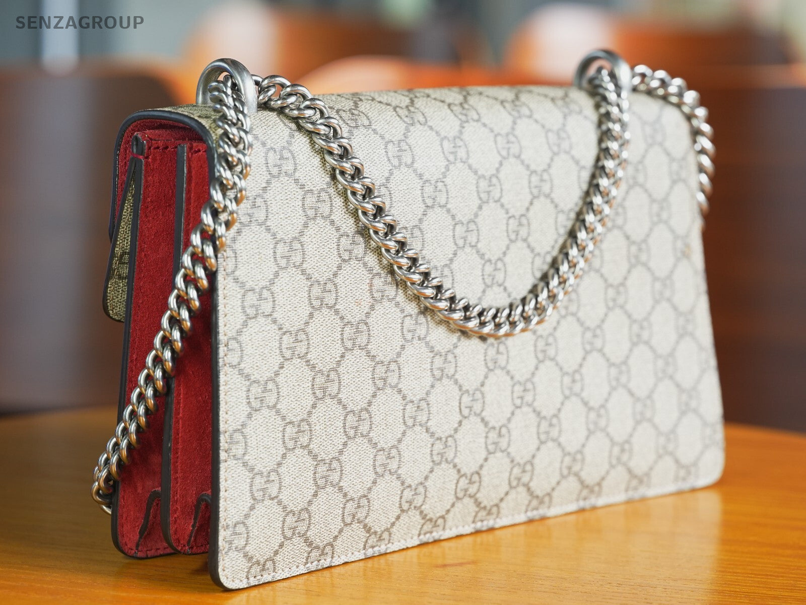 GUCCI Dionysus GG red Shoulder bag Crossbody