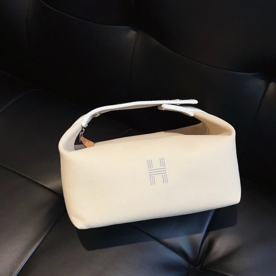 Hermes Vanity White Handbag Excellent