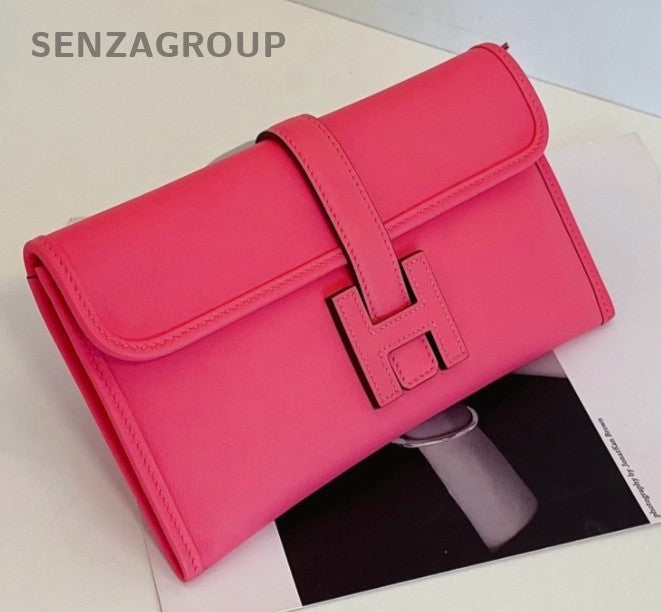 Hermes Jige Duo 20 Handbag peach pink almost brand new