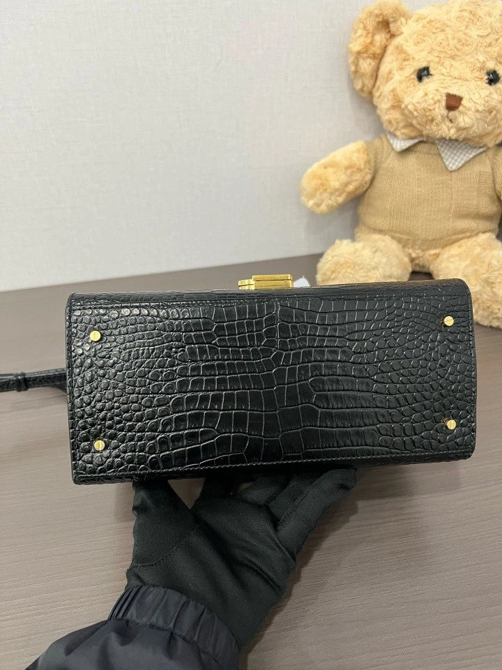 YSL Black Gold Handbag Crossbody For Women