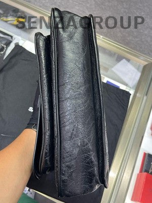 Saint Laurent Large Niki Black Silver Chain Shoulder Bag Classic Women