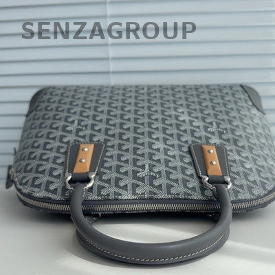 Goyard Gray Silver Hardware Women's Classic Fashion Handbag