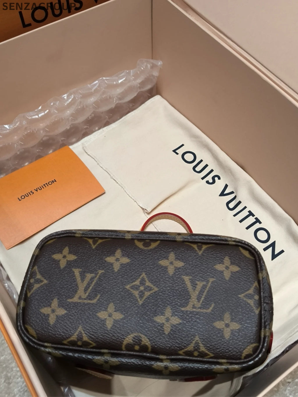 Louis Vuitton Neverfull Beige Shoulder Bag Tote Bag Excellent