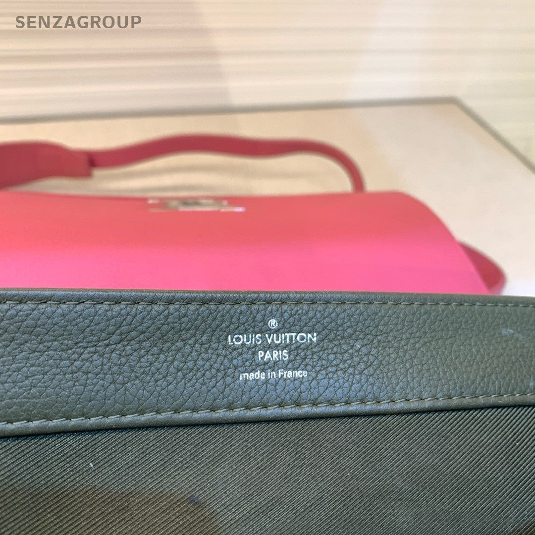 Louis Vuitton Lock ME Pink with Brown Shoulder Bag Crossbody