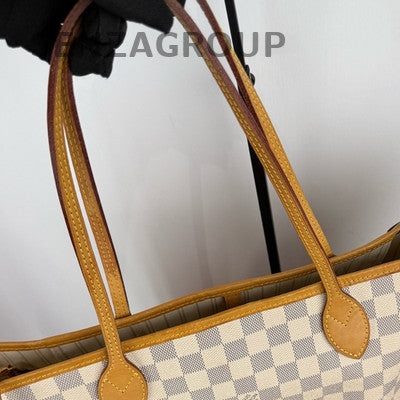 Louis Vuitton Neverfull MM Damier Ebene Tote Shoulder Bag Classic Women