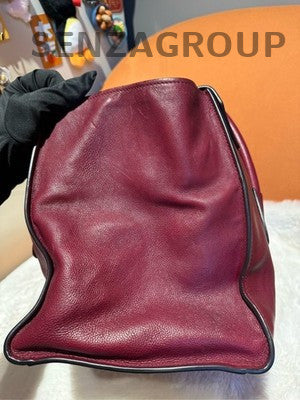 Prada Red Leather Shoulder Crossbody Handbag Classic Women's Bag